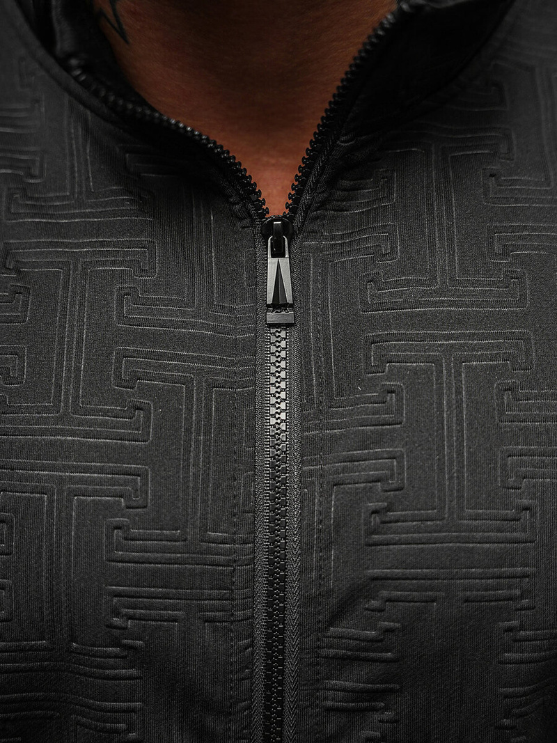 Komplet dresowy męski czarny OZONEE O/3C101/9