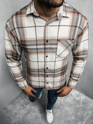 Сорочка чоловіча Бежева OZONEE E/3900/26