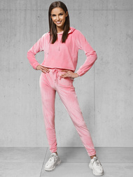 Komplet dresowy dwuczęściowy jasno-różowy OZONEE O/13120