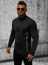 Kurtka przejściowa męska czarna OZONEE JS/M10309