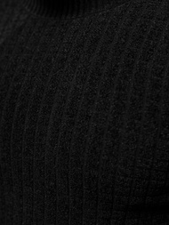 Sweter męski czarny OZONEE O/ZZ190157