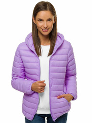 Kurtka przejściowa damska fioletowa OZONEE JS/M23036/37