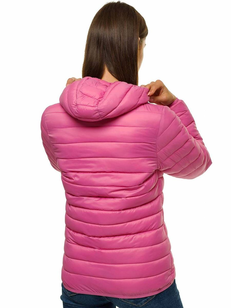 Kurtka przejściowa damska jasno-różowa OZONEE JS/M23036/42