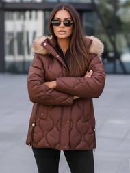 Куртка жіноча шоколад OZONEE JS/5M3226/158Z