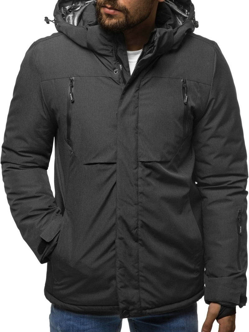 Куртка чоловіча Темно-сіра OZONEE O/9802