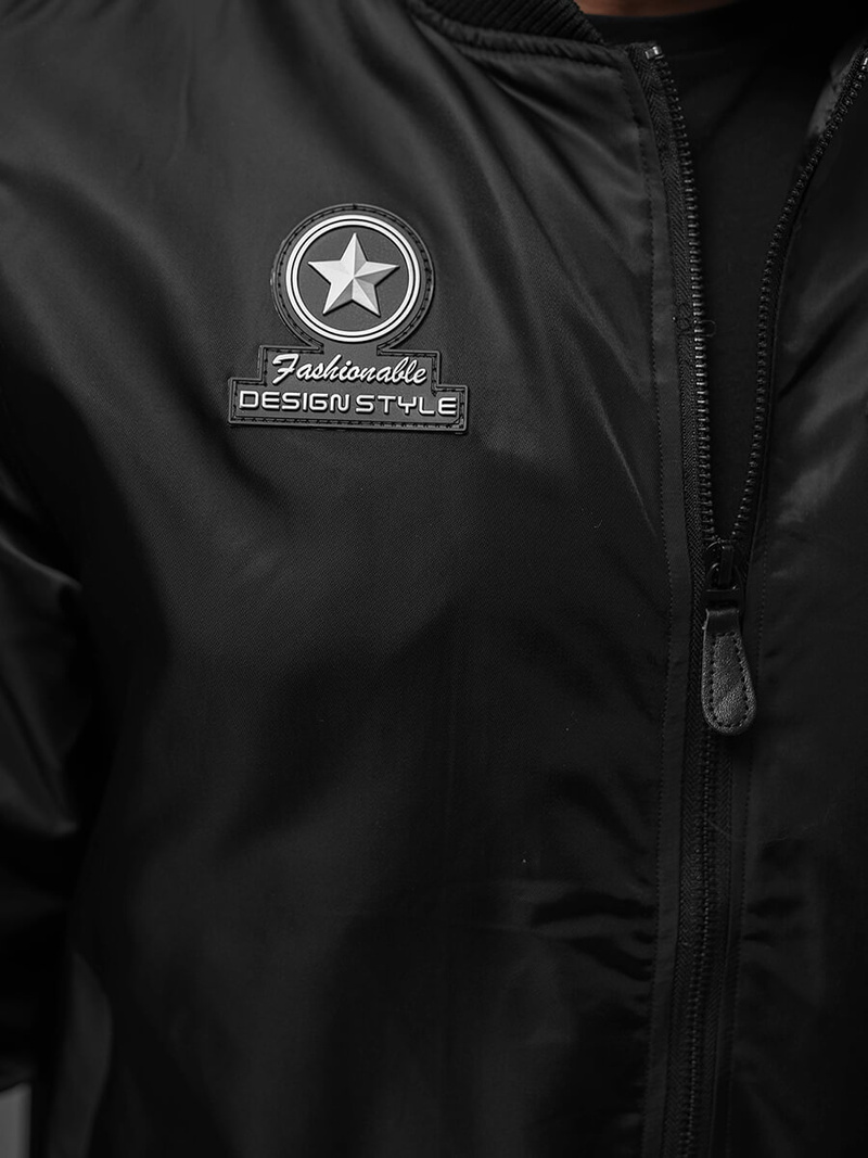 Куртка чоловіча Чорна OZONEE O/JR1120