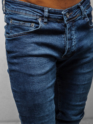 Spodnie jeansowe męskie granatowe OZONEE E/1204SP