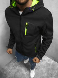 Куртка softshell чоловіча Чорна OZONEE JS/KS2186