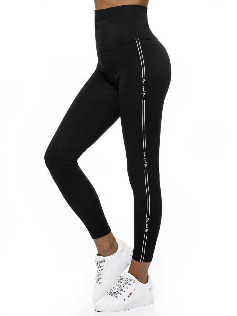Legginsy damskie czarne OZONEE O/TS206/1