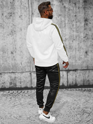 Komplet dresowy męski biały OZONEE JS/3C555