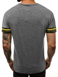 T-Shirt męski grafitowy OZONEE JS/SS10976