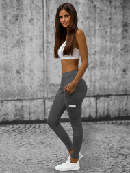 Legginsy damskie szare OZONEE O/YY9259