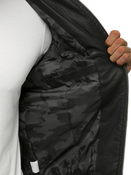 Kurtka męska pilotka czarna OZONEE O/4811