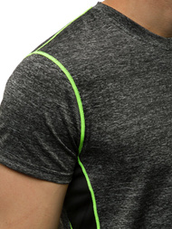 Футболка чоловіча графіт OZONEE JS/KS2104