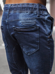 Spodnie męskie jogger granatowe OZONEE O/4358