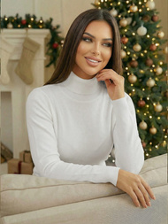Sweter damski biały OZONEE JS/8009/8Z