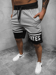 Spodenki dresowe męskie szare OZONEE JS/68K10056