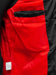 Kamizelka męska pikowana czarna OZONEE N/7131Z