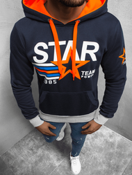 Bluza z kapturem męska granatowa OZONEE JS/X-53