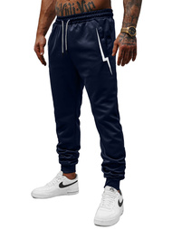 Spodnie dresowe męskie granatowe OZONEE JS/8K165