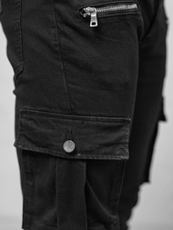 Чоловічі джинси Чорнi OZONEE NB/MP0123N