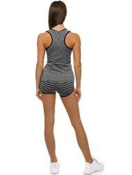 Komplet sportowy dwuczęściowy grafitowy OZONEE Z/D1011