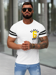 Футболка Чоловіча Бiлий OZONEE JS/8B1391/1