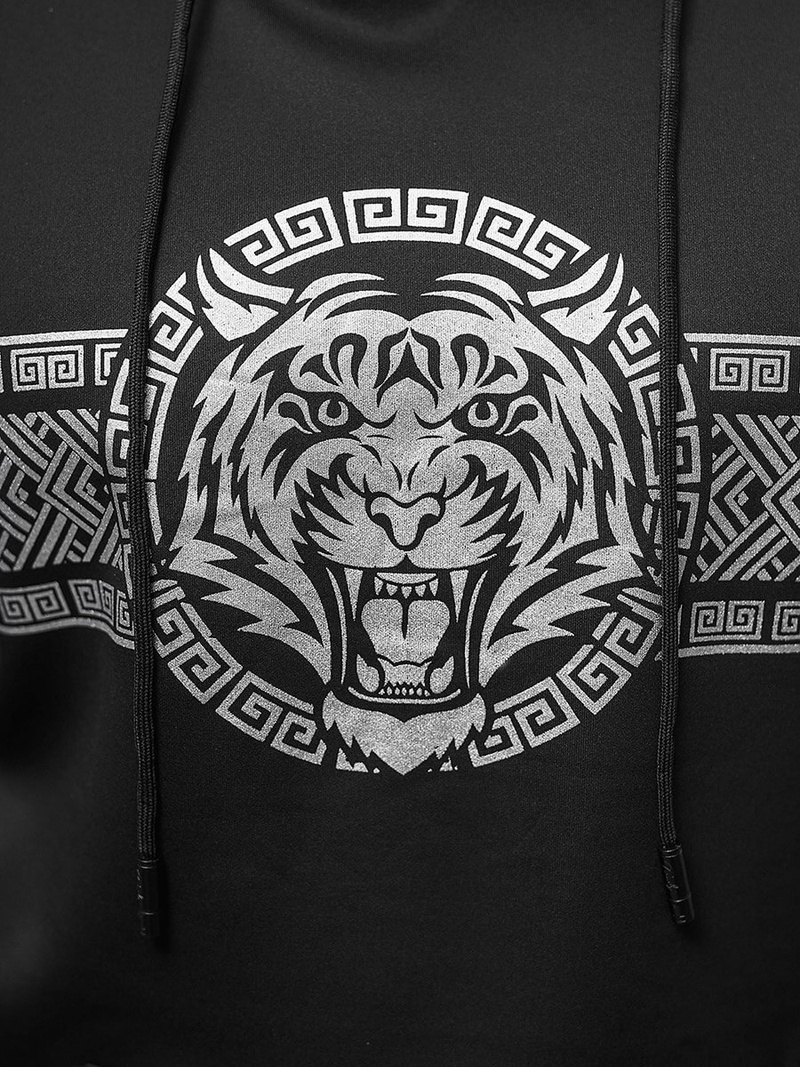 Толстовка чоловіча чорна OZONEE JS/8B995/1