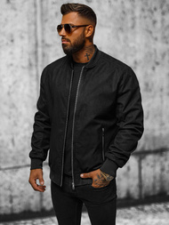 Чоловіча куртка Чорна OZONEE N/7112/1Z