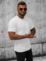T-Shirt męski biały OZONEE O/JW533B