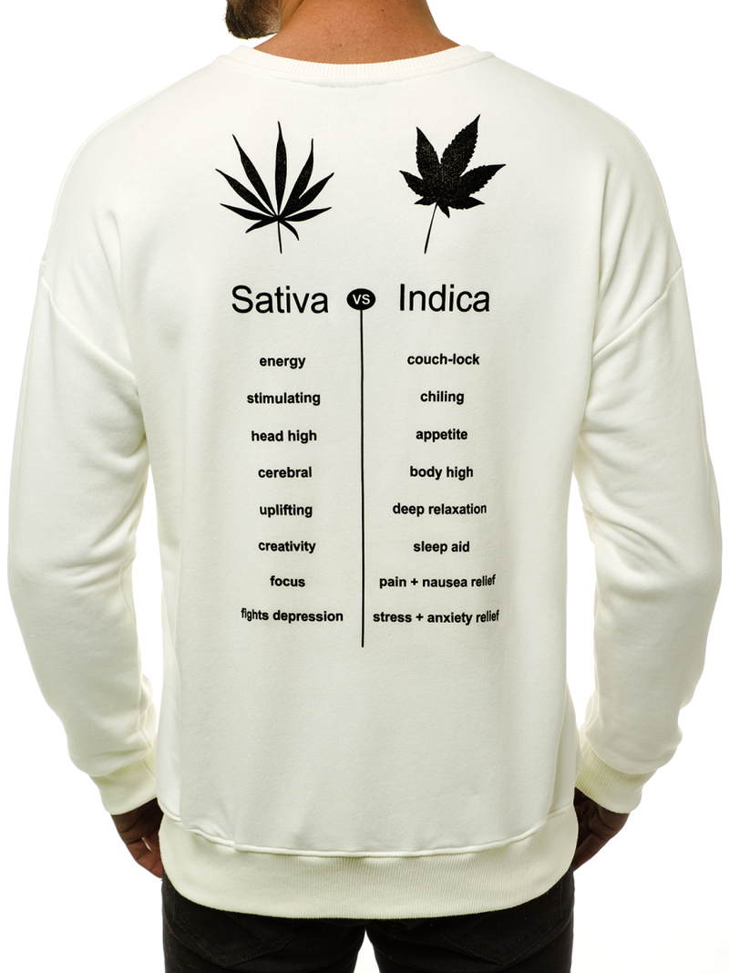 Bluza męska ecru OZONEE MACH/3149