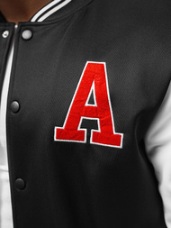 Bluza męska rozpinana czarna OZONEE JS/8B1157/3