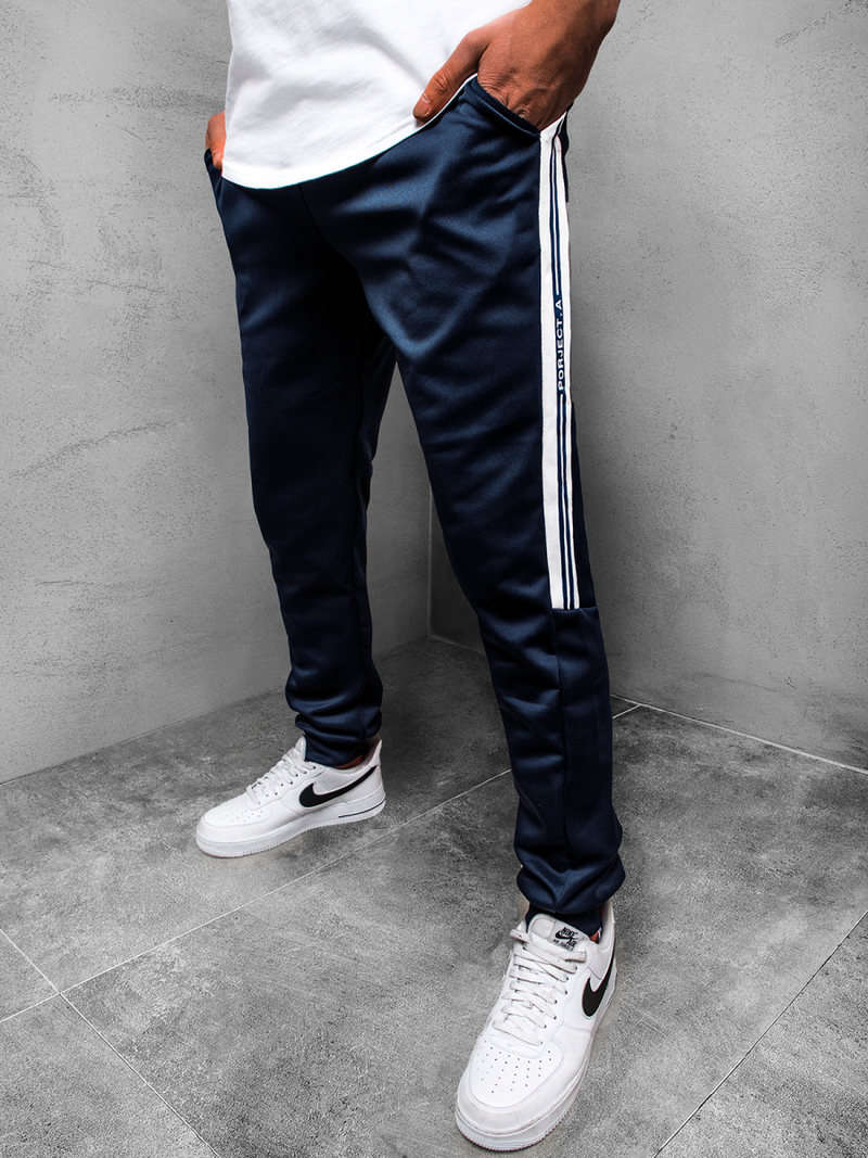 Штани спортивні чоловічі Темно-Синi OZONEE JS/AM126Z