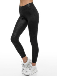 Жіночий спортивний костюм з двох частин чорний камуфляж OZONEE O/0546