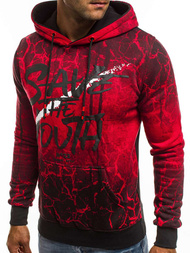 Bluza męska czerwona OZONEE JS/DD267Z