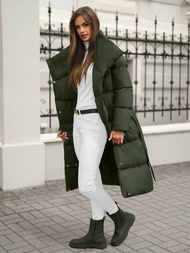 Куртка жіноча Темно-Зелена OZONEE JS/M737/136Z