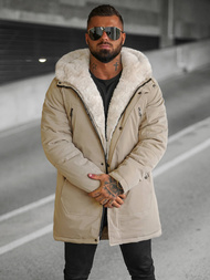 Kurtka zimowa męska beżowa OZONEE JS/22M315/62Z