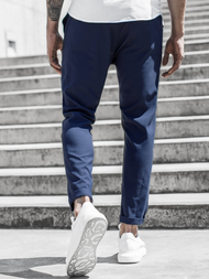 Spodnie męskie chinos granatowe OZONEE DJ/5574