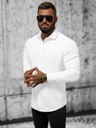 Класична сорочка чоловіча Бiла OZONEE O/3778