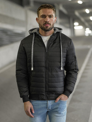 Куртка чоловіча Чорна OZONEE JS/8M985/392Z