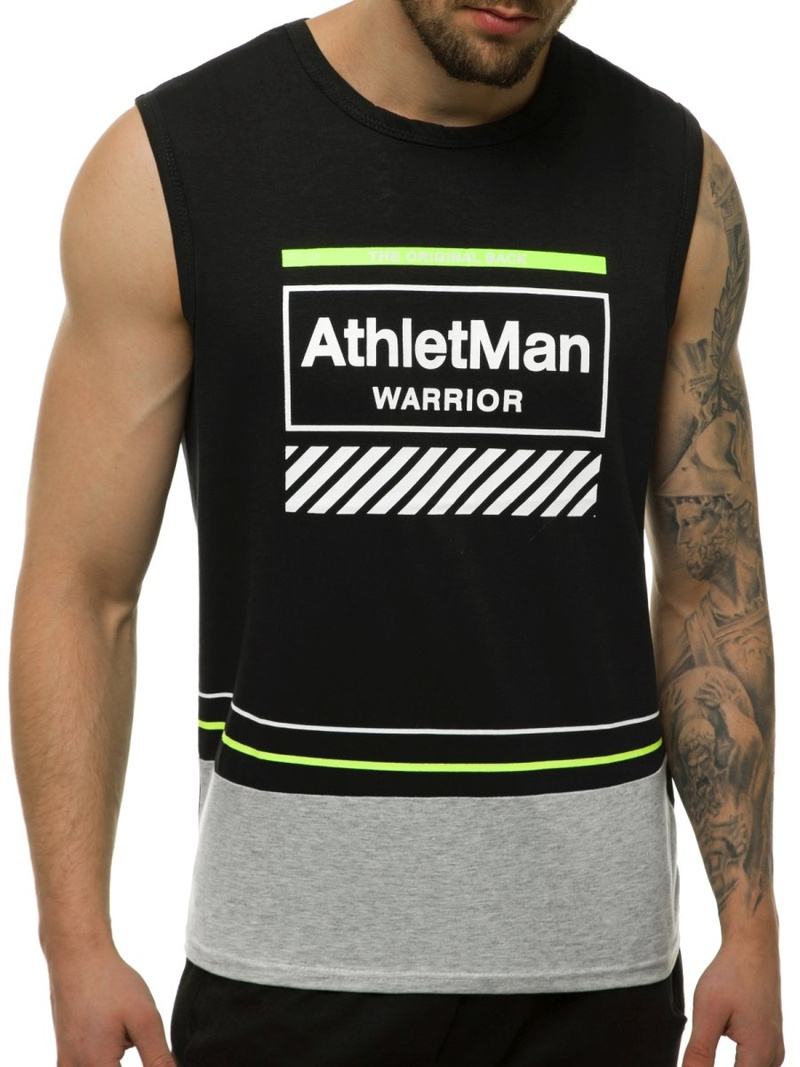 Футболка чоловіча Чорна OZONEE JS/SS11079