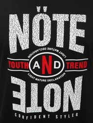 Футболка чоловіча Чорна OZONEE JS/SS10968