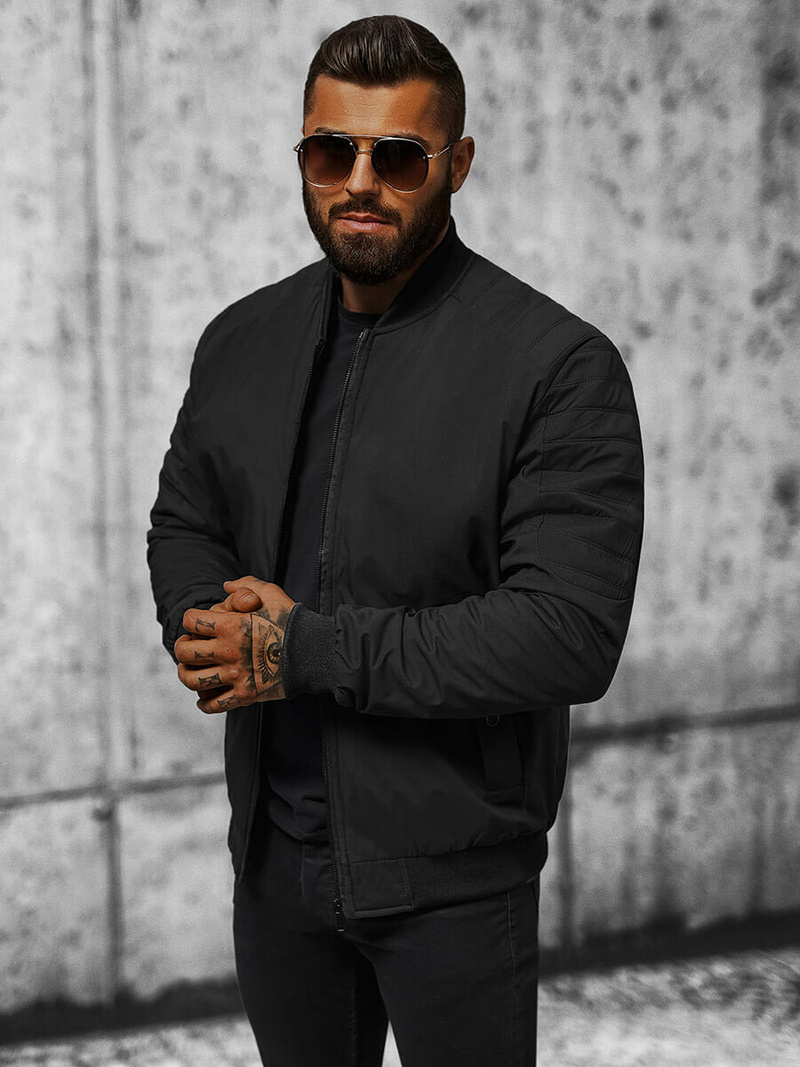 Куртка чоловіча Чорна OZONEE JS/84M3007/392