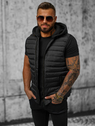 Безрукавка чоловіча Чорна OZONEE N/7135Z