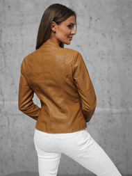 Жіноча шкіряна куртка Гiрчична OZONEE JS/11Z8052