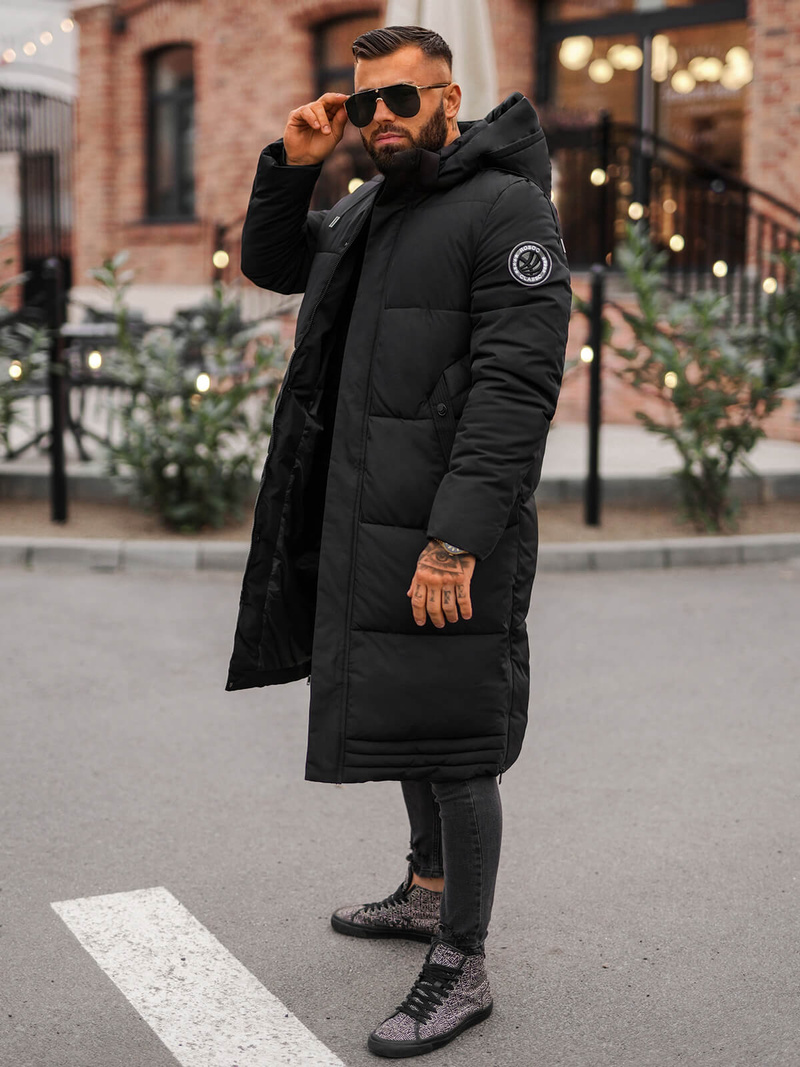 Куртка чоловіча чорна OZONEE JS/19M1290/392