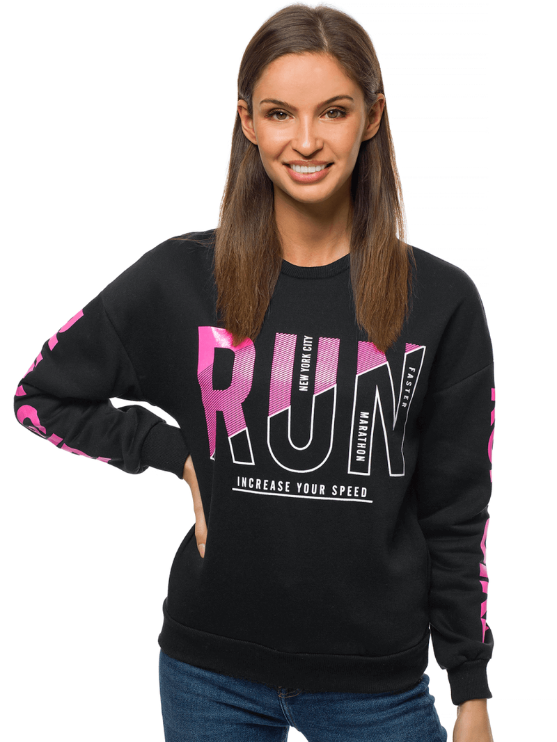 Жіноча Толстовка Чорна OZONEE JS/B26006