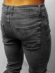 Spodnie jeansowe męskie grafitowe OZONEE E/1270SP