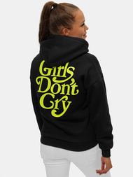 Bluza z kapturem damska czarna OZONEE JS/B26013Z