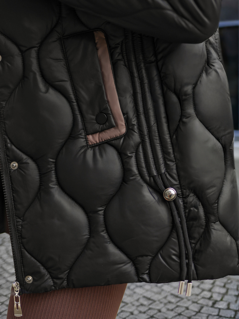 Куртка жіноча чорна OZONEE O/5M3226/392